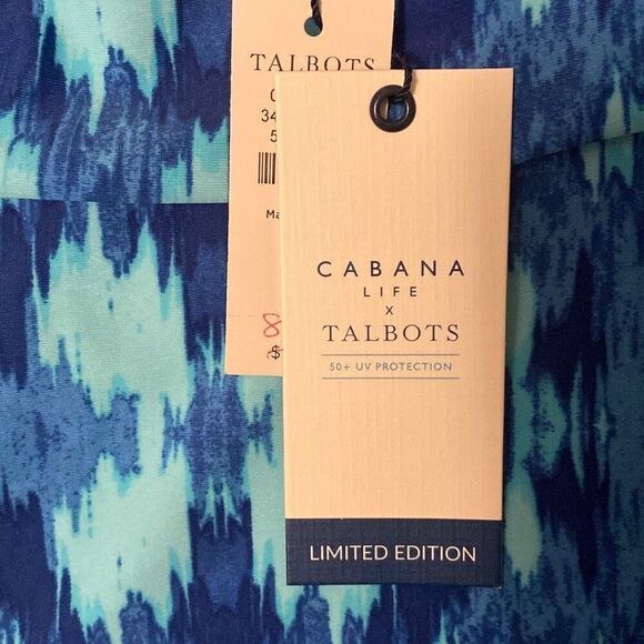 Talbots X Cabana Life NWT Rare Limited Edition Tummy Control Swimsuit One Piece - Picture 5 of 6